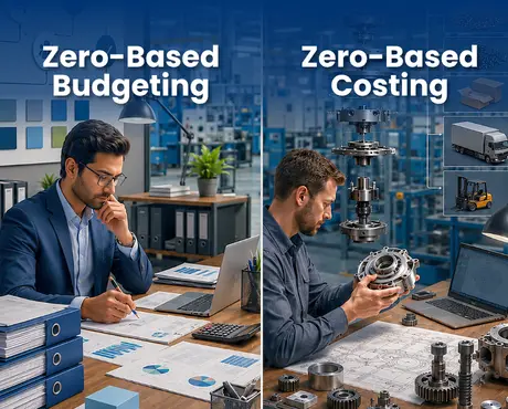Zero-Based Budgeting vs Zero-Based Costing in Manufacturing: What Is the Difference?