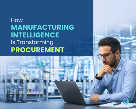 Procurement manager analyzing supplier data, manufacturing costs, and procurement intelligence in a smart manufacturing facility.